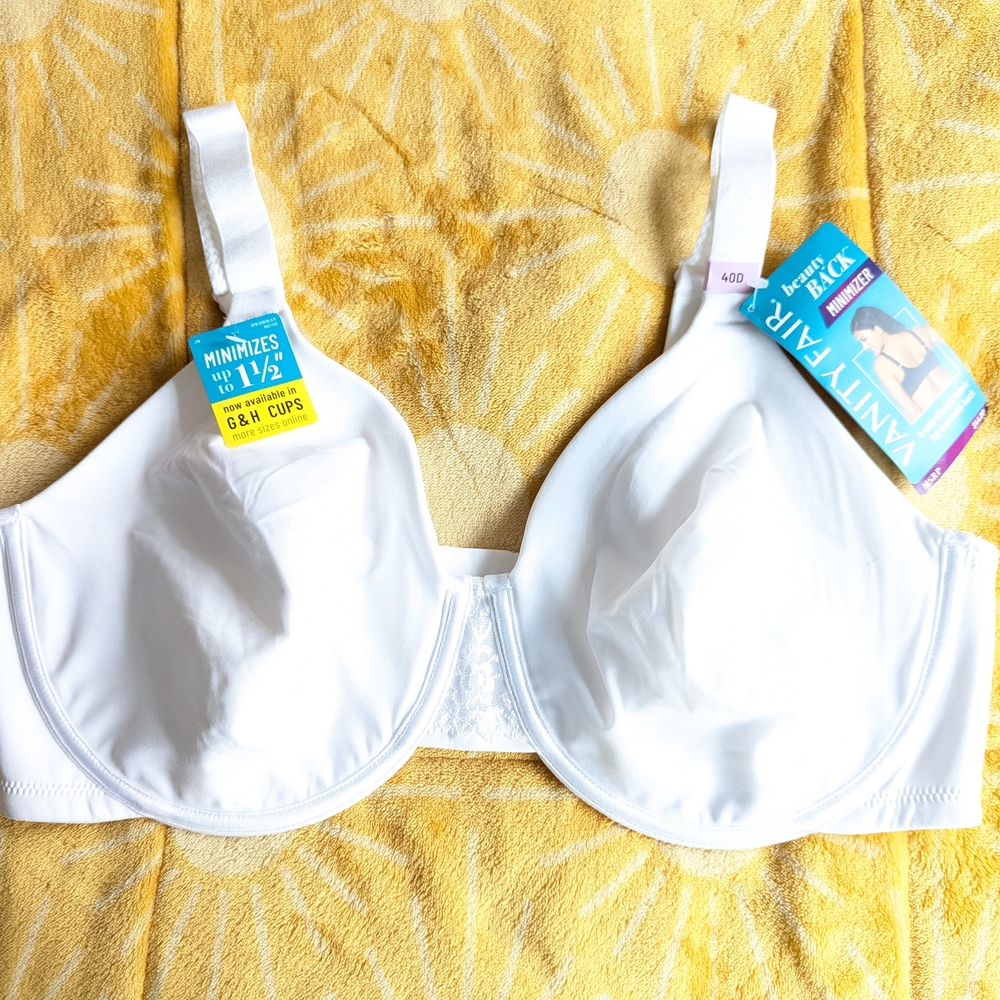 Vanity Fair Back Minimizer Bra 40D NWT